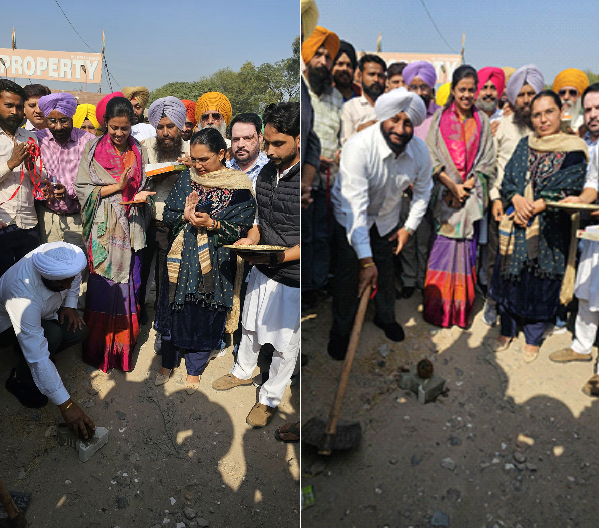 ਵਿਧਾਇਕ ਕੁਲਵੰਤ ਸਿੰਘ ਨੇ ਰੱਖਿਆ ਪਿੰਡ ਜਗਤਪੁਰਾ ਤੋਂ ਕੰਡਾਲਾ ਸੜਕ ਦਾ ਨੀਂਹ ਪੱਥਰ